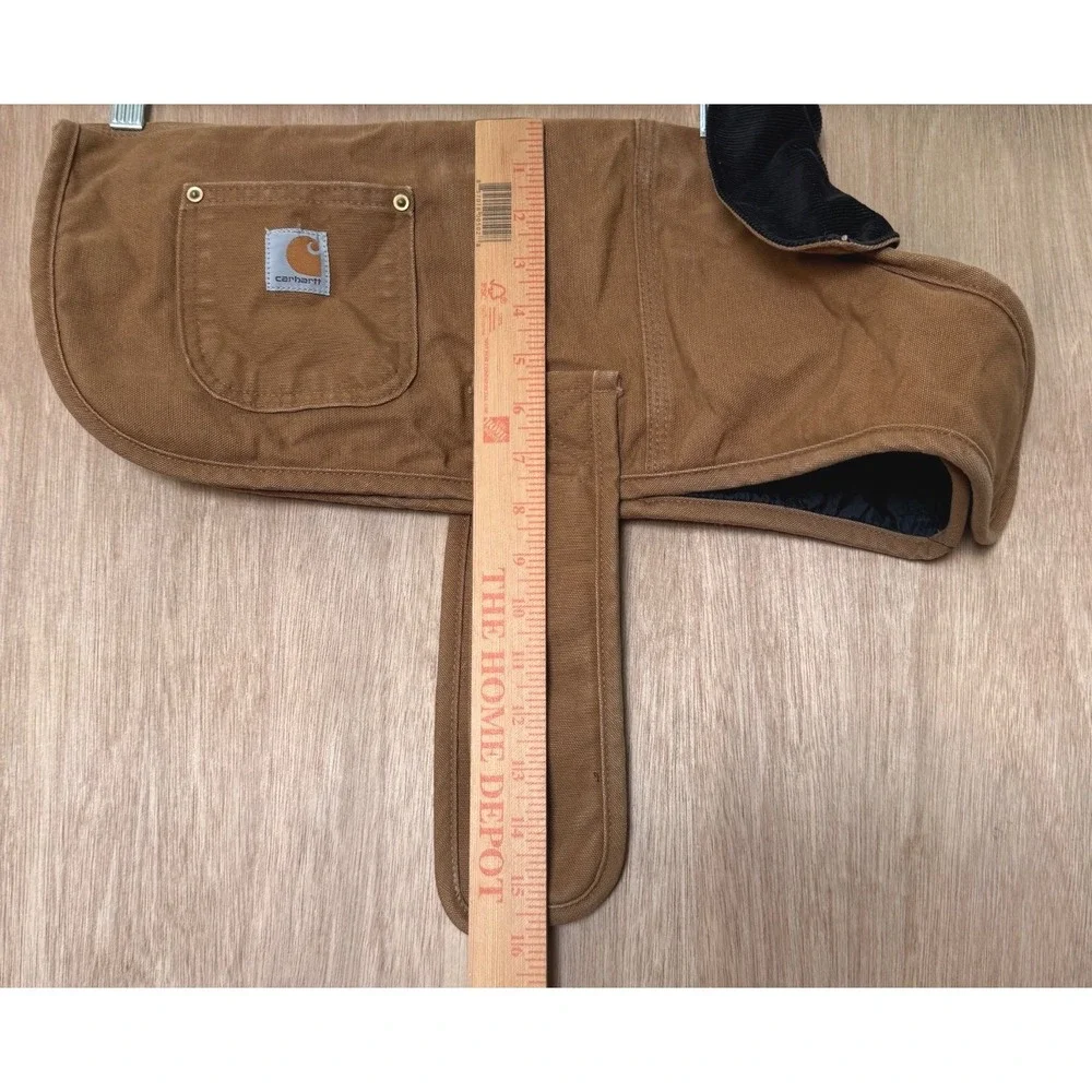 Carhartt Dog Chore Coat Brown Cotton Insulated Pet Jacket